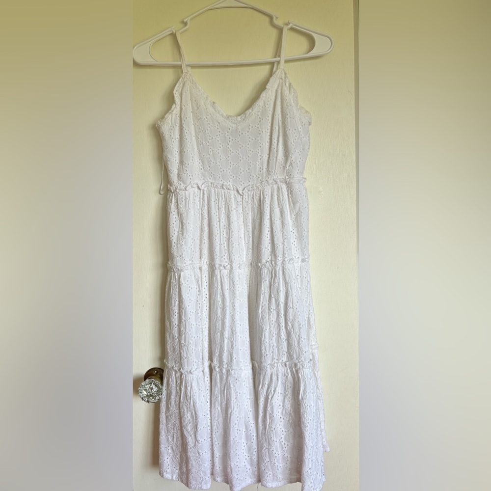 White Eyelet Dress